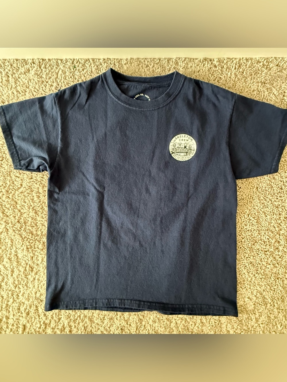 Salty Crew Kids Navy Short Sleeve Logo Tee
